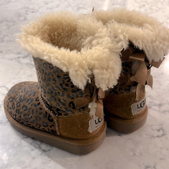 UGG Other - Toddler UGGs size 8 Bailey Bow Leopard